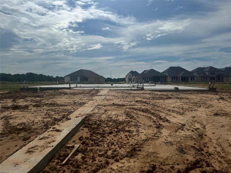 Actual progress of your home.