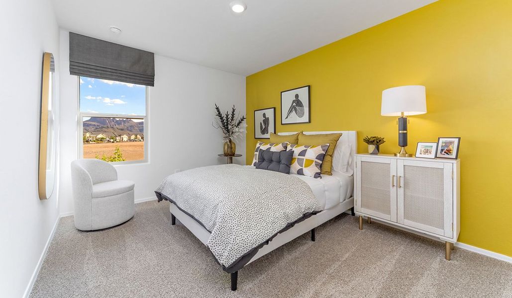 Furnished interior view inside a new home in Entrada Del Toro at Rancho Sahuarita, Sahuarita (Image 16).
