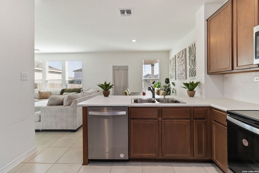 Furnished interior view inside a new home in , San Antonio (Image 24). Furnished interior view inside a new home in , San Antonio (Image 24).