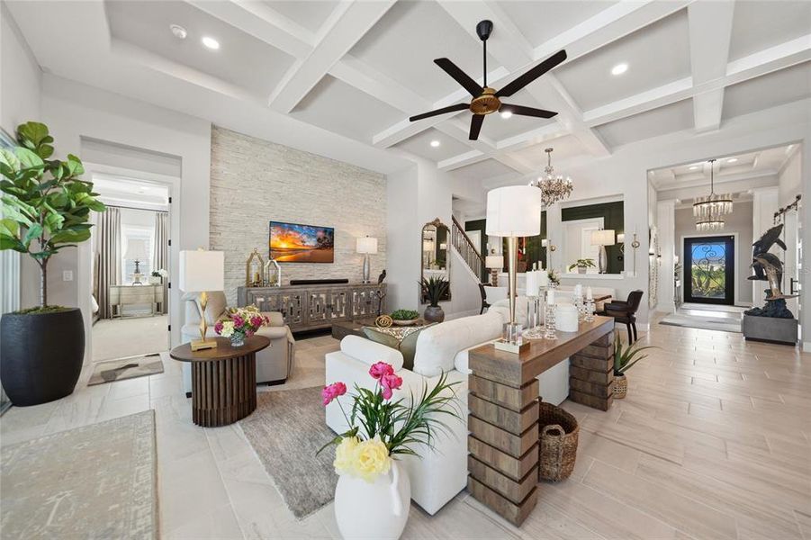 Furnished interior view inside a new home in , Venice (Image 20).