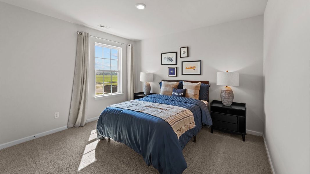 Furnished interior view inside a new home in Ridgewood Farms, Winterville (Image 24).
