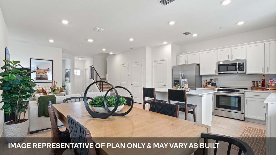 Furnished interior view inside a new home in Avery Centre, Round Rock (Image 16).