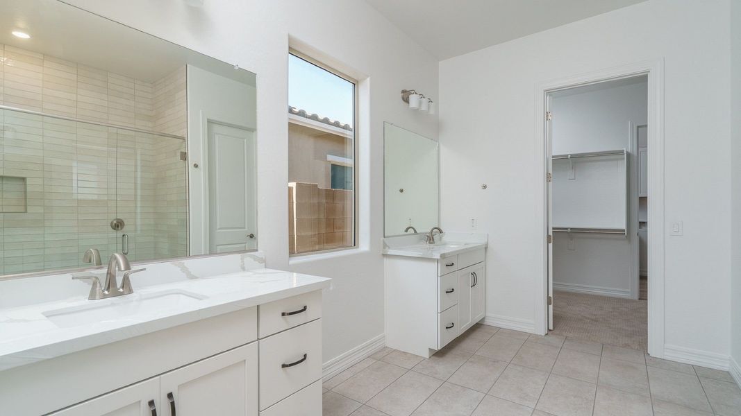 Furnished interior view inside a new home in Harmony at Montecito in Estrella, Goodyear (Image 18).