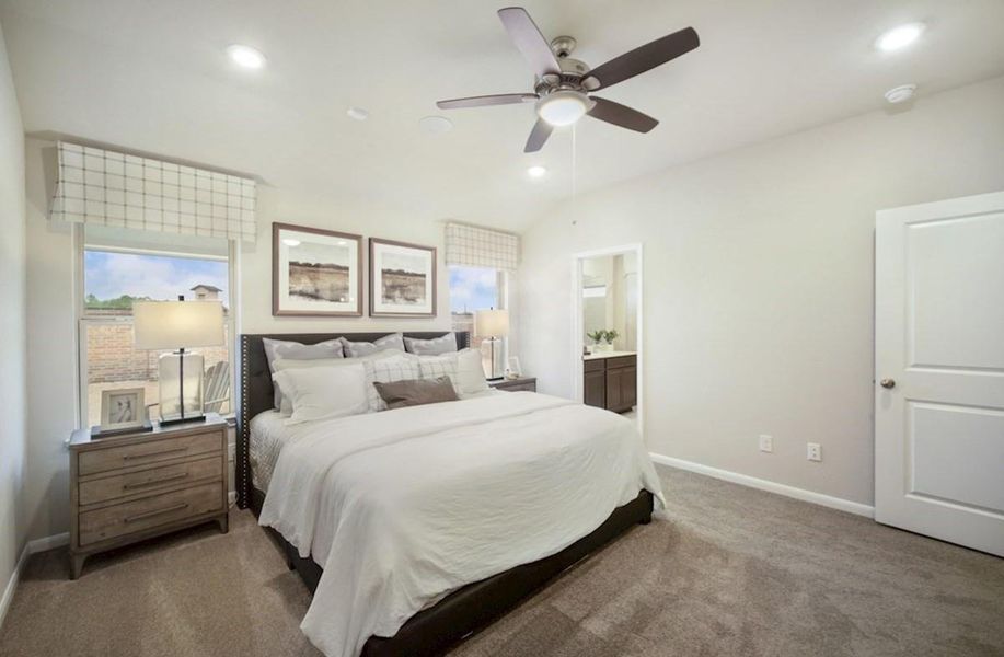 Furnished interior view inside a new home in Sorella: Signature Collection, Tomball (Image 10).