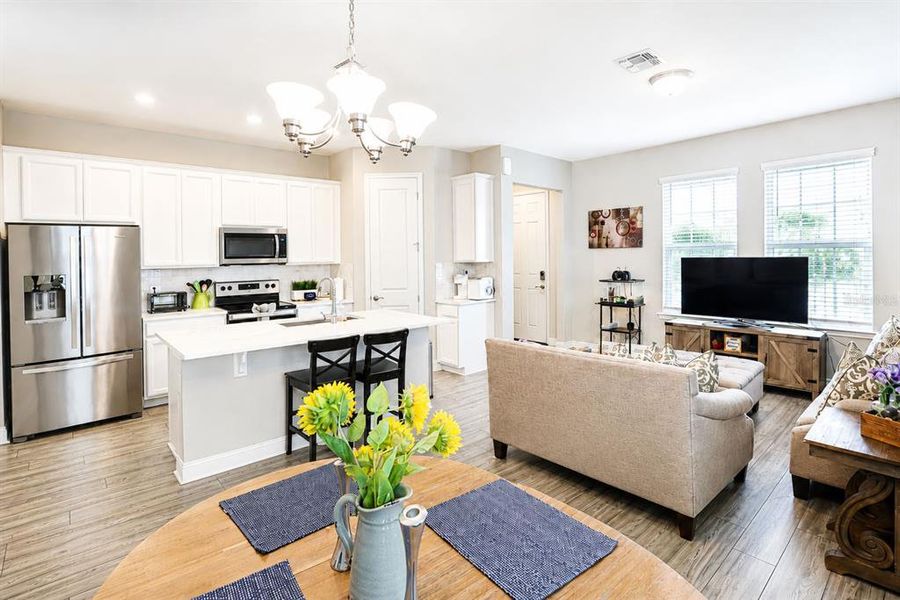 Furnished interior view inside a new home in Highland Ridge, Winter Garden (Image 15).