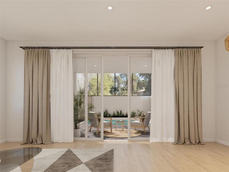 Furnished interior view inside a new home in , Davenport (Image 4).