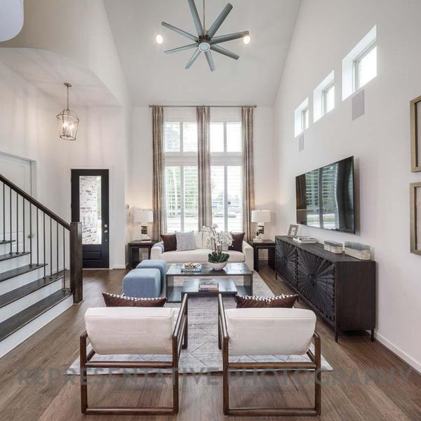 Furnished interior view inside a new home in , Cypress (Image 22).