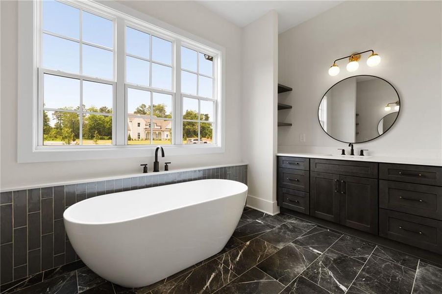 Furnished interior view inside a new home in , Rydal (Image 9). Furnished interior view inside a new home in , Rydal (Image 9).