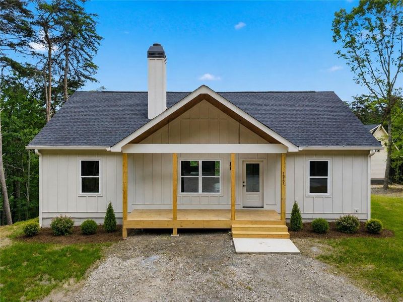 Exterior details and patio area of a home in , Ranger (Image 30).