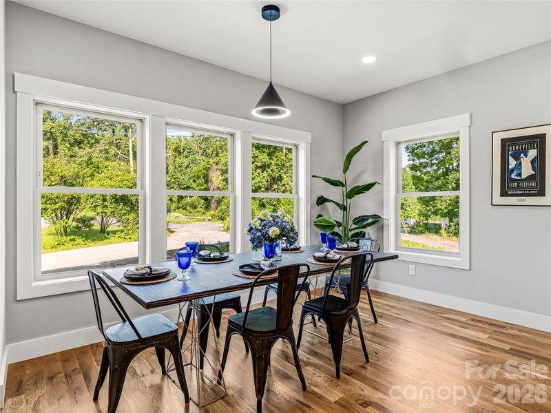 Furnished interior view inside a new home in , Asheville (Image 14).