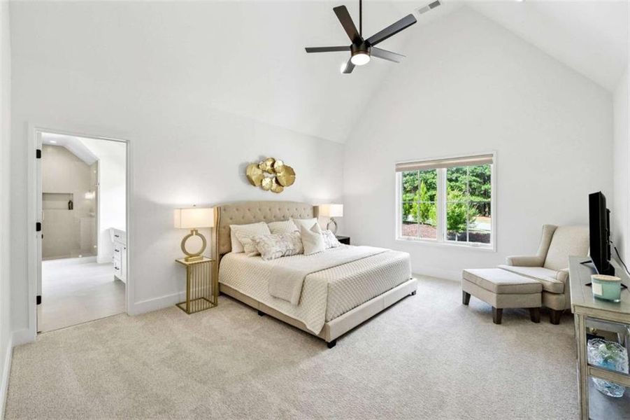 Furnished interior view inside a new home in , Roswell (Image 4).