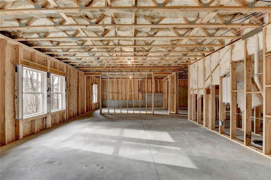 In-progress construction of a new home in , Cumming, GA (Image 55).