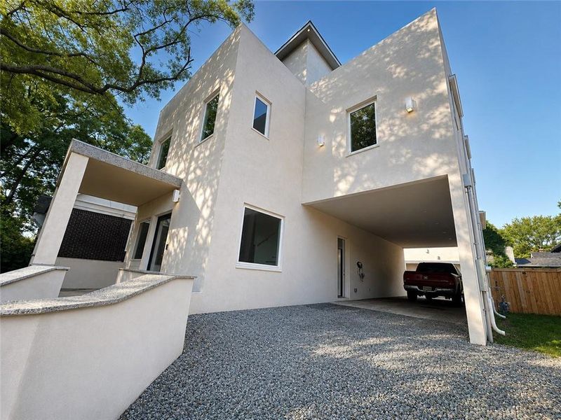 Exterior details and patio area of a home in , Atlanta (Image 3).