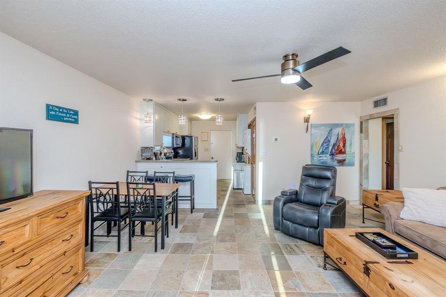 Furnished interior view inside a new home in , Graford (Image 8).