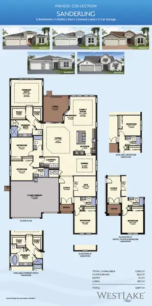 2D floor plan layout for the Sanderling by Minto Communities in Westlake, Loxahatchee, FL (Image 3). 2D floor plan layout for the Sanderling by Minto Communities in Westlake, Loxahatchee, FL (Image 3).