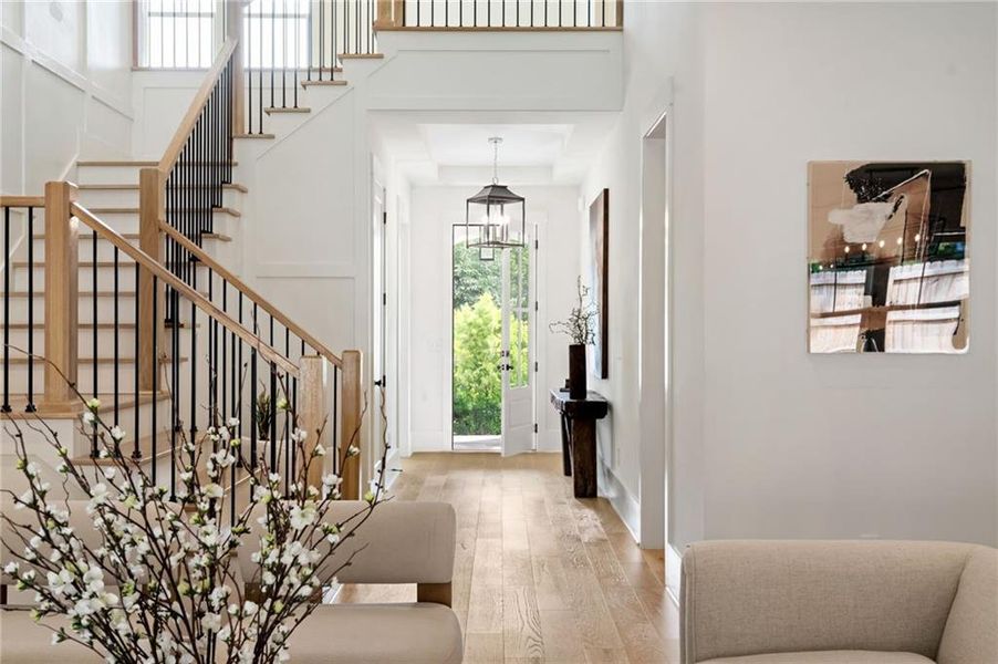 Furnished interior view inside a new home in , Atlanta (Image 18).