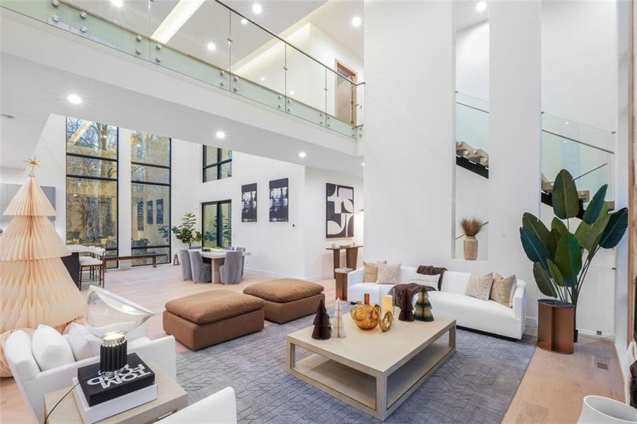 Furnished interior view inside a new home in , Roswell (Image 64). Furnished interior view inside a new home in , Roswell (Image 64).