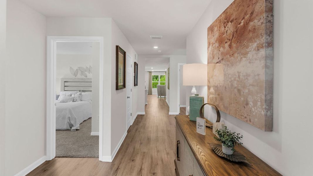 Furnished interior view inside a new home in Wesley Park, Crawfordville (Image 8).