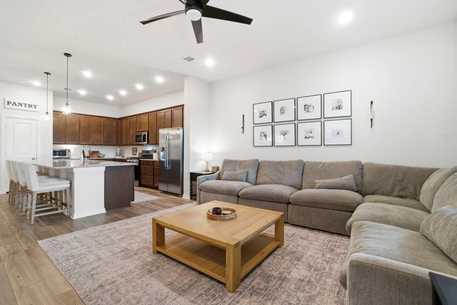 Furnished interior view inside a new home in , Willis (Image 36).