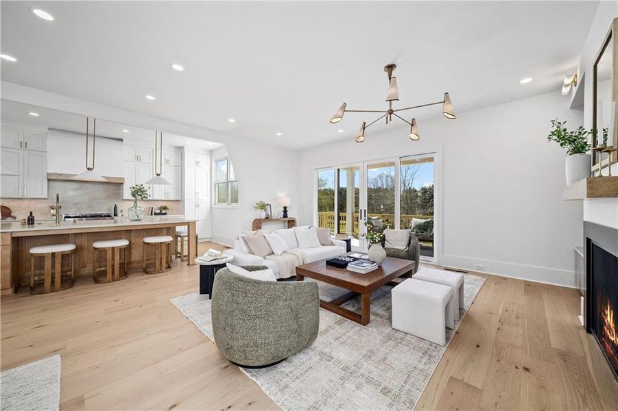 Furnished interior view inside a new home in Echo at Crabapple, Milton (Image 18).