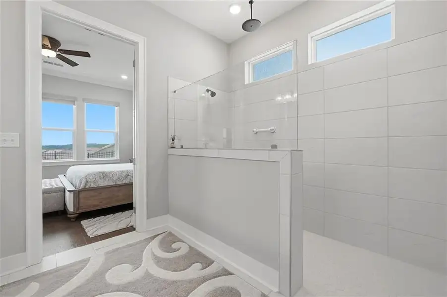Furnished interior view inside a new home in The Retreat at Sterling on the Lake 48', Flowery Branch (Image 31).