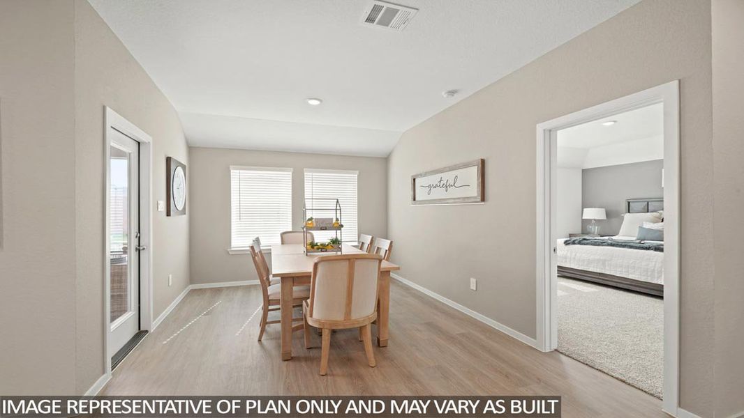 Furnished interior view inside a new home in Harrington Trails at The Canopies, Splendora (Image 15).