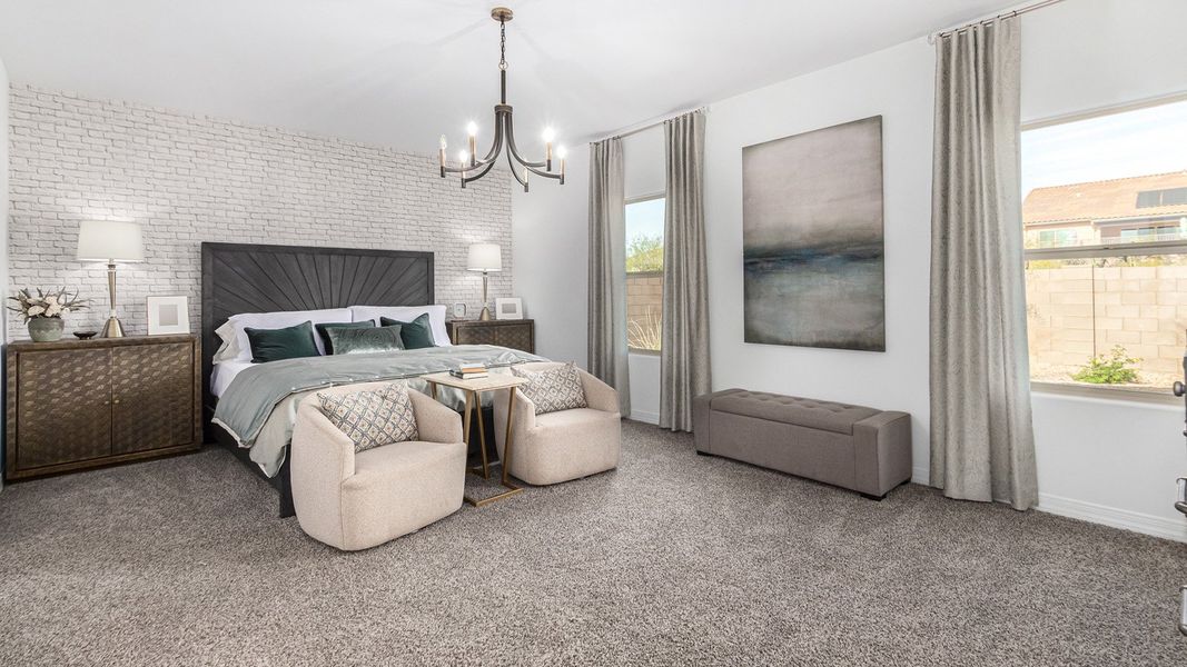 Furnished interior view inside a new home in Barnett Village, Marana (Image 24).