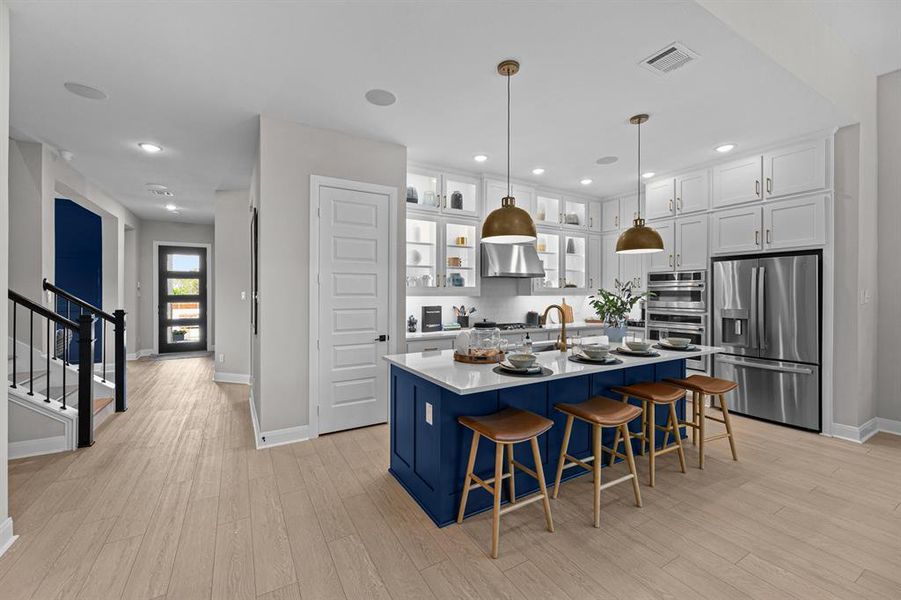 Furnished interior view inside a new home in Highwoods, Fort Worth (Image 11). Furnished interior view inside a new home in Highwoods, Fort Worth (Image 11).