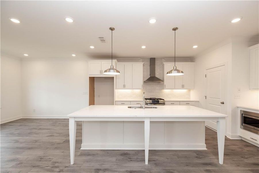 Furnished interior view inside a new home in Millcroft Townhomes, Buford (Image 6).