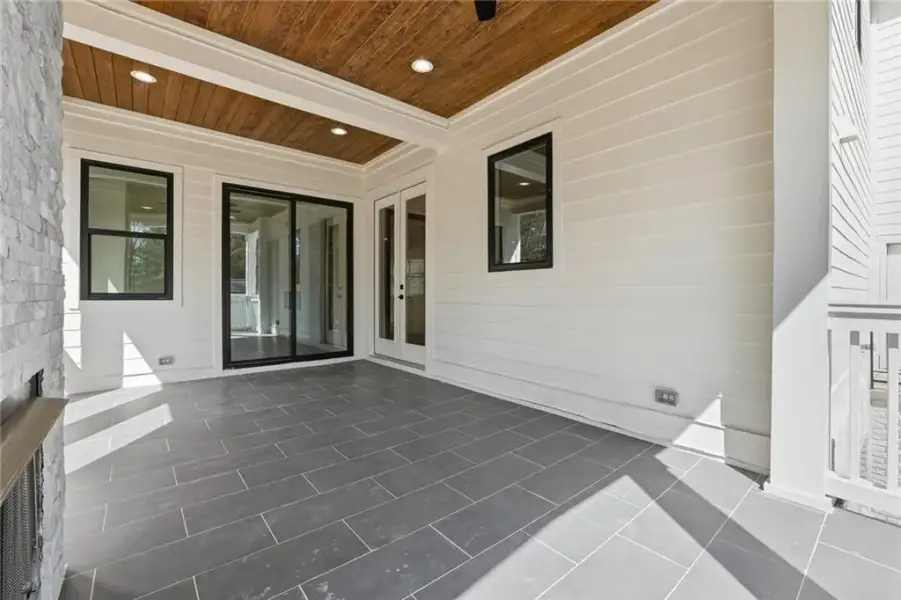 Exterior details and patio area of a home in , Atlanta (Image 3).
