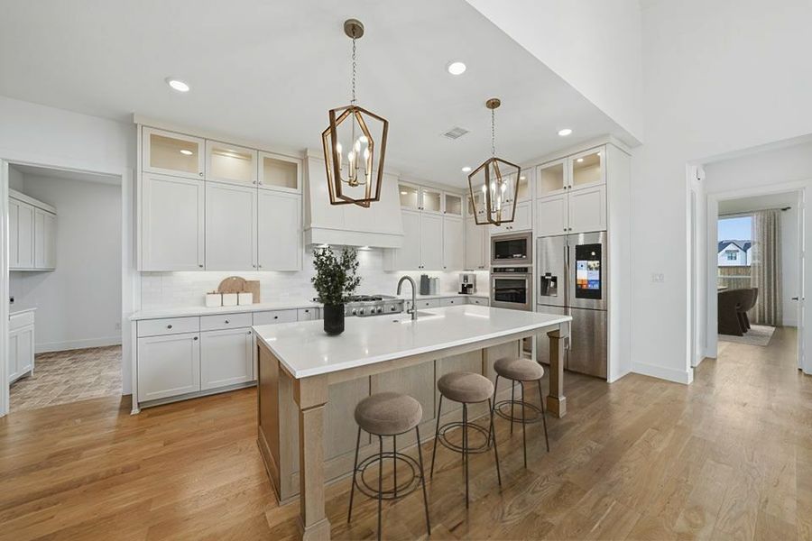 Furnished interior view inside a new home in Light Farms Graham/Reagan, Celina (Image 20).