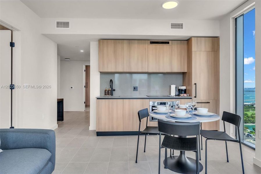 Furnished interior view inside a new home in , Miami (Image 28).