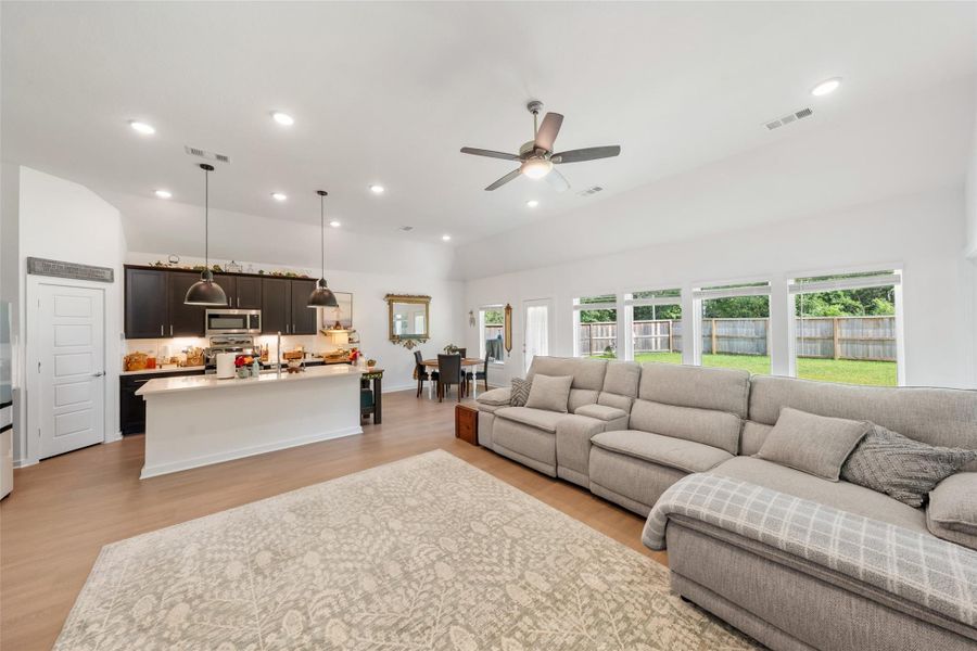 Furnished interior view inside a new home in Pinewood at Grand Texas, New Caney (Image 17).