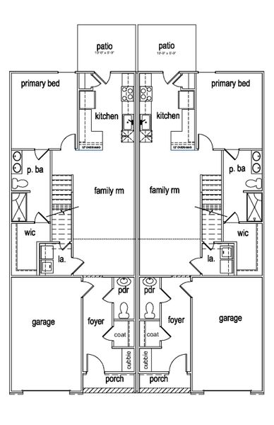 2D floor plan layout for the Ash by McGuinn Homes in Knox Place, Hephzibah, GA (Image 5). 2D floor plan layout for the Ash by McGuinn Homes in Knox Place, Hephzibah, GA (Image 5).