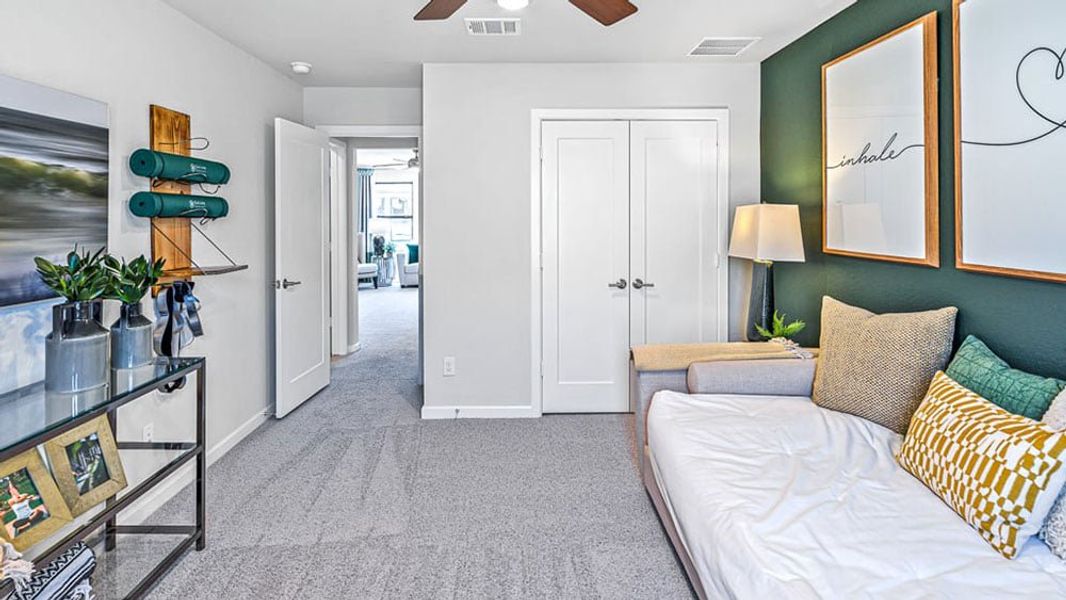 Furnished interior view inside a new home in Avalon at Cypress, Cypress (Image 27).