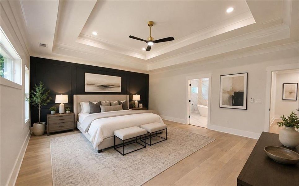 Furnished interior view inside a new home in , Dacula (Image 12).