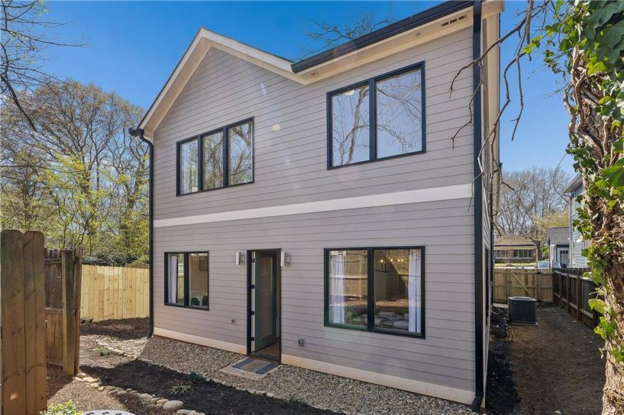 Exterior details and patio area of a home in , Atlanta (Image 23).