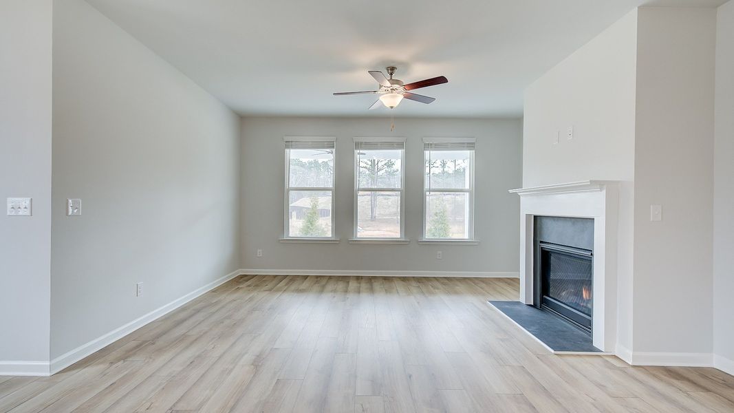 Furnished interior view inside a new home in Hamilton Lakes, Lawrenceville (Image 12).