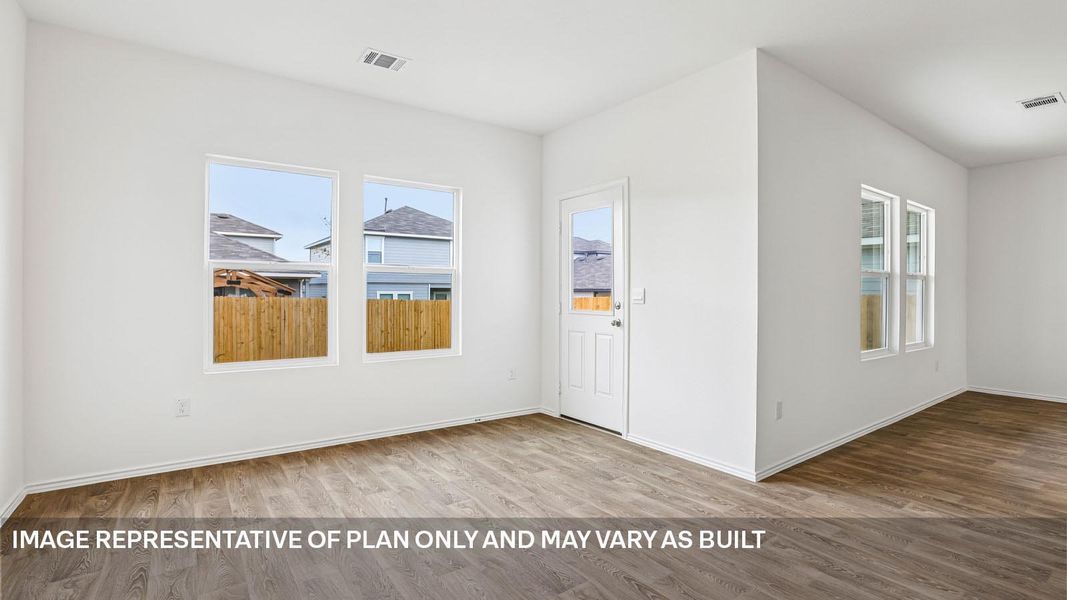 Spacious, unfurnished interior of a new home in Wayside, Uhland (Image 22).