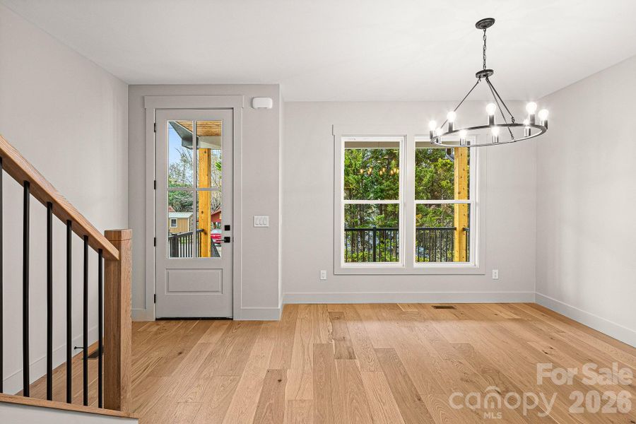 Spacious, unfurnished interior of a new home in , Asheville (Image 33). Spacious, unfurnished interior of a new home in , Asheville (Image 33).