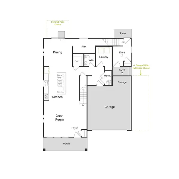 2D floor plan layout of this home in Moonlight, Maricopa, AZ (Image 2). 2D floor plan layout of this home in Moonlight, Maricopa, AZ (Image 2).
