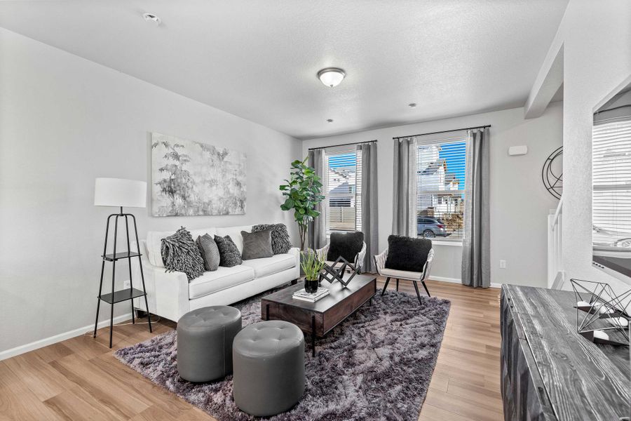 Furnished interior view inside a new home in Banning Lewis Ranch, Colorado Springs (Image 7).