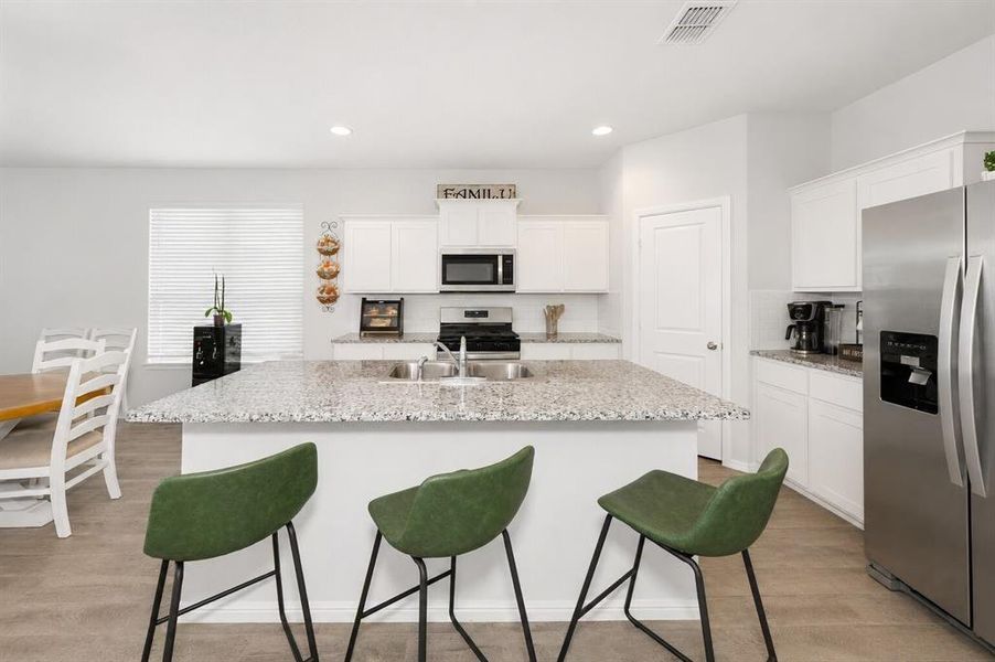 Furnished interior view inside a new home in Springhill South, Boyd (Image 4).