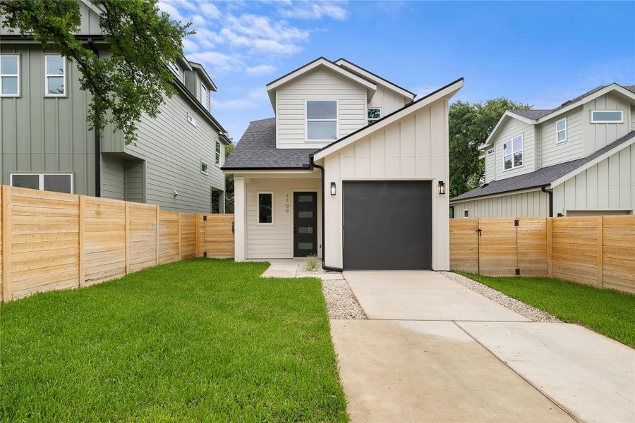Front exterior of a new home in , Austin, TX, highlighting curb appeal (Image 1).