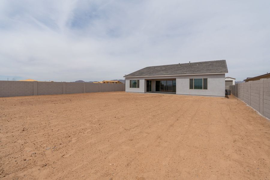 Exterior details and patio area of a home in Abel Ranch, Goodyear (Image 3).