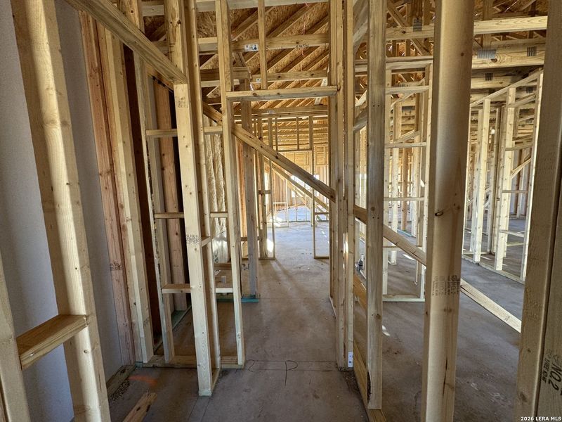 In-progress construction of a new home in Enclave at Hennersby Hollow 50's, San Antonio, TX (Image 12).