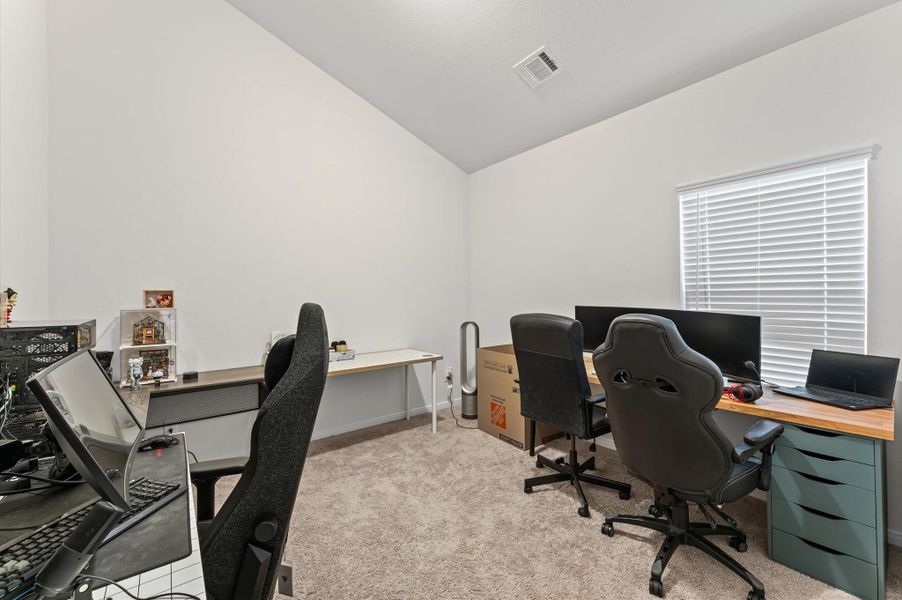 Furnished interior view inside a new home in Cypress Oaks North, Cypress (Image 16).
