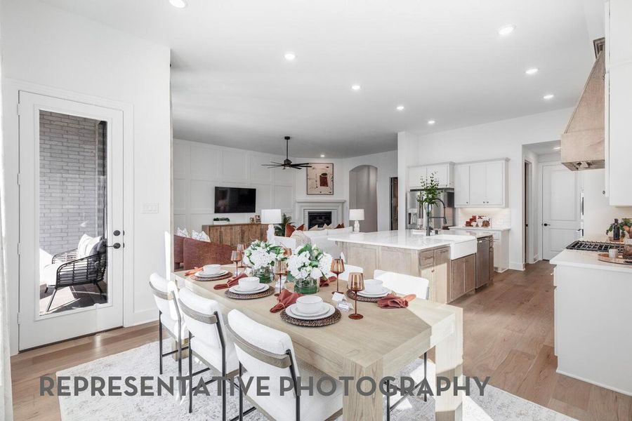 Furnished interior view inside a new home in Flora, Hutto (Image 23).