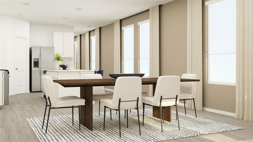 Furnished interior view inside a new home in Moore Landing, Magnolia (Image 7).