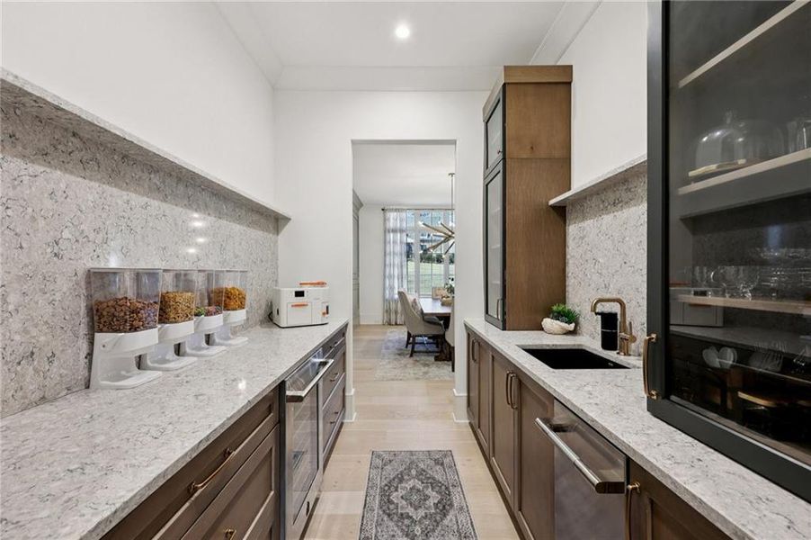 Furnished interior view inside a new home in , Suwanee (Image 64).